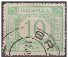 Rumania 1908 Scott J38 Sello º Portes Debidos Taxa De Plata Numeros Oval Michel P27 Yvert T29 Romania Stamps Timbre - Gebruikt