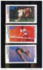 Alemania 1988 Sobretasa Para Deportes. Yv1185-87 ** Camp. Europeo De Fútbol. JJ. OO. Seúl: Tenis, Saltos Ornamentales. - Zomer 1988: Seoel