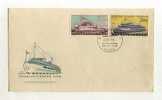 - TCHECOSLOVAQUIE . FDC BATEAUX . CACHET 22/II/1960 - FDC