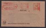 8 NP  Rate  1962 BOOK POST Meter Frank Insurance Cover # 21215 India Indien  Inde - Covers & Documents