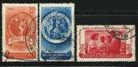 ● ROMANIA 1953 - GIOVENTU' - N. 1308 / 10 Usati - Cat. ? € - Lotto N. 1127 - Usado