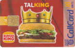 Ireland, 1170, 10 Units, Burger King, 2 Scans. - Ireland