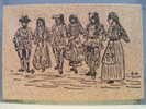 Delcampe - CARTOLINA IN SUGHERO BALLO SARDO - Tänze
