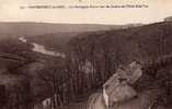 CHATEAUNEUF-du-FAOU : (29) Les Montagnes Noires Vues Des Jardins De L'Hôtel Belle-Vue - Châteauneuf-du-Faou