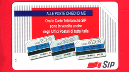 Nuova - MNH - ITALIA - Scheda Telefonica - SIP - PROTOTIPI E PROVE - N. 5292 - Alle Poste Chiedi Di Me - Tests & Servizi