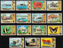 KIRIBATI..1983..Michel # 1-15...MNH...Dienstmarken...MiCV - 13 Euro. - Kiribati (1979-...)