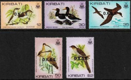 KIRIBATI..1983..Michel # 16-20...MNH...Dienstmarken...MiCV - 10 Euro. - Kiribati (1979-...)