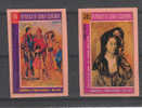 Guinea Equatoriale  -  1974. Picasso. " Los Volatineros "  And  " S. Canal ".  Airmail Complete, MNH  Imperf. Rare - Picasso