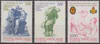 Vaticano 1986 Scott 774/6 Sellos ** Santos Patronos De Los Enfermos San Juan De Dios, San Camillo De Lellis Y Juan Pablo - Unused Stamps