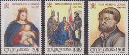 Vaticano 1993 Scott 939/41 Sellos ** Pintor Hans Holbein El Joven Nadonna De Solothurn Yvert 966/8 Michel 1104/6 Vatican - Unused Stamps