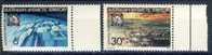 1971 Australian Antarctic Territory Complete Set Of 2 MNH Stamps " Arctic Treaty 10th Anniversary " - Nuovi