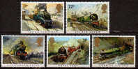 GREAT BRITAIN 1985 Famous Trains - Unused Stamps