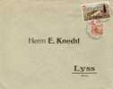 Brief  Stettlen - Lyss  (Mischfrankatur)     1945 - Briefe U. Dokumente