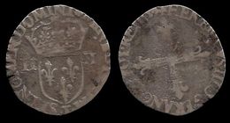 HENRI III . 1/4 D´ECU . - 1574-1589 Enrico III