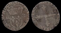 HENRI III . 1/4 D´ECU . - 1574-1589 Henri III