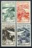 French Morocco CB31-34 Mint Hinged Air Post Semi-Postal Set From 1949 - Airmail