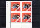 1965 CHIEN DE CHASSE  YV= 2187  MNH BLOC X 4 - Unused Stamps