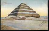 EGYPTE...CAIRE.....PYRAMIDE DE SAKKARAH....ECRITE  ..  ‹(•¿  •)› - Autres & Non Classés