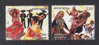 2010 India Mexico Joint Issue Dances Folklore  2v # 19969 S Inde Indien - Ungebraucht