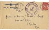 Lettre FM Marine Nationale Service De La Mer (cachet La Pecherie Tunisie) - Briefe U. Dokumente