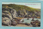 GUERNSEY  -  Moulin  Huet  Bay  -  1935  -  ( Usure Au Dos Sous Le Timbre )   - - Guernsey