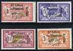 Grand Lebanon C5-8 Mint Hinged Airmail Set From 1924 - Airmail