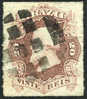 Brazil #62 XF Used 20r Red Lilac Emperor Dom Pedro From 1877 - Gebruikt