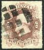 Brazil #62 XF Used 20r Red Lilac Emperor Dom Pedro From 1877 - Oblitérés