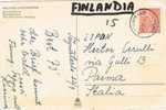 Postal SAYNATSALO (Finlandia) 1954. Parlamento De Helsinki - Lettres & Documents