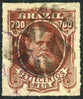 Brazil #76 SUPERB Used 700r Red Brown Emperor Dom Pedro From 1878-79 - Usados
