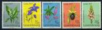 1977 Lussemburgo, Caritas Fiori , Serie Completa Nuova (**) - Unused Stamps