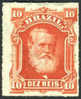 Brazil #68 Mint No Gum 10r Vermillion Emperor Dom Pedro From 1878-79 - Nuevos