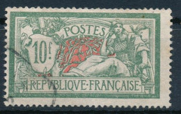 France- Merson 10F Vert Et Rouge YT 207 Obl - 1900-27 Merson