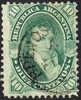 Argentina #27 Used 10c Green Belgrano From 1873 - Gebraucht