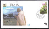 VER623 - VIAGGI DI S.S. GIOVANNI PAOLO II, 17/8/1985 In Kenya - Covers & Documents