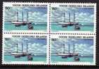 Cocos (Keeling) Islands 1976 Ships 20c The Ayesha MNH  Block Of 4  SG 25 - Isole Cocos (Keeling)