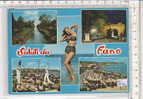 PO6094A# PESARO-URBINO - FANO - Vedutine Con PIN UP  VG 1967 - Fano