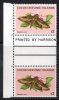 Cocos (Keeling) Islands 1982 Butterflies & Moths $2 Gutter Pair MNH  SG 98 - Islas Cocos (Keeling)