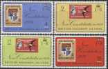 1974 British Solomon Islands, New Constitution, Stamps On Stamps, Yvert 257/60, MNH - Salomonseilanden (...-1978)