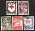 1953 Rode Kruis Zegels Red Cross  NVPH 607 / 611 - Used Stamps