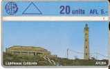 TARJETA DE UN FARO DE ARUBA DE 20 UNITS (SHIP-LIGHTHOUSE) - Lighthouses