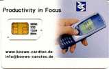 @+ Carte GSM - SIM Démonstration : BOEWE - Productivity (1) - Mobicartes (GSM/SIM)