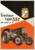 CPM - PUBLICITE - TRACTEUR - MATERIEL AGRICOLE - N° 8 - Tracteur Société Française Vierzon Tracteur Type 551 Semi-diesel - Tractores