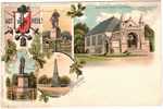 GUT HEIL JAHN-DENKMÄLER GRUSS ALLEMAGNE DEUTSHLAND + 1900 CACHET GEPFRÜT 4 - Monumenten