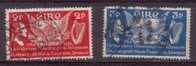 Ierland 1939 Mi Nr 69+70 150 Jaar USA - Used Stamps