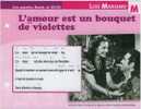 Les Années Rock Et Yé-Yé Luis Mariano L´amour Est Un Bouquet De Violettes Ed. Atlas TBE - Other & Unclassified