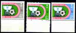 Saudi Arabia 1985 MiNr. 815 - 817  Saudi-Arabien Football Asian Soccer Cup 3v MNH** 5,00 € - Fußball-Asienmeisterschaft (AFC)