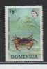 Domanica 1973 MNH, Crab, Flora & Fauna, Crustaceans, Marine Life - Crostacei