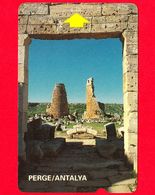 TURCHIA - Scheda Telefonica - Turk Telekom - 1995 - Rovine Di Perge-Antalya - 60 - Türkei