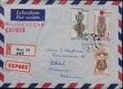 Cover / Brief / Lettre R 1965 Brno --> Austria, Olympic Games / Spielen / Jeux, Los Angeles 1932  Roma 1960 Tokyo 1964 - Storia Postale